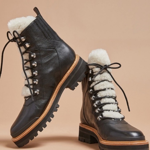 New MARC FISHER Izzie Lugsole Ankle Boots - Picture 1 of 14